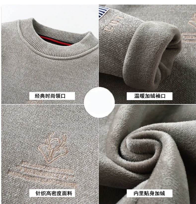 Pullovers Sweater For Men Men's Clothing Men's Sweat-shirt Spring Casual Streetwear Knit Autumn Fashion Hombre Warm Solid Male