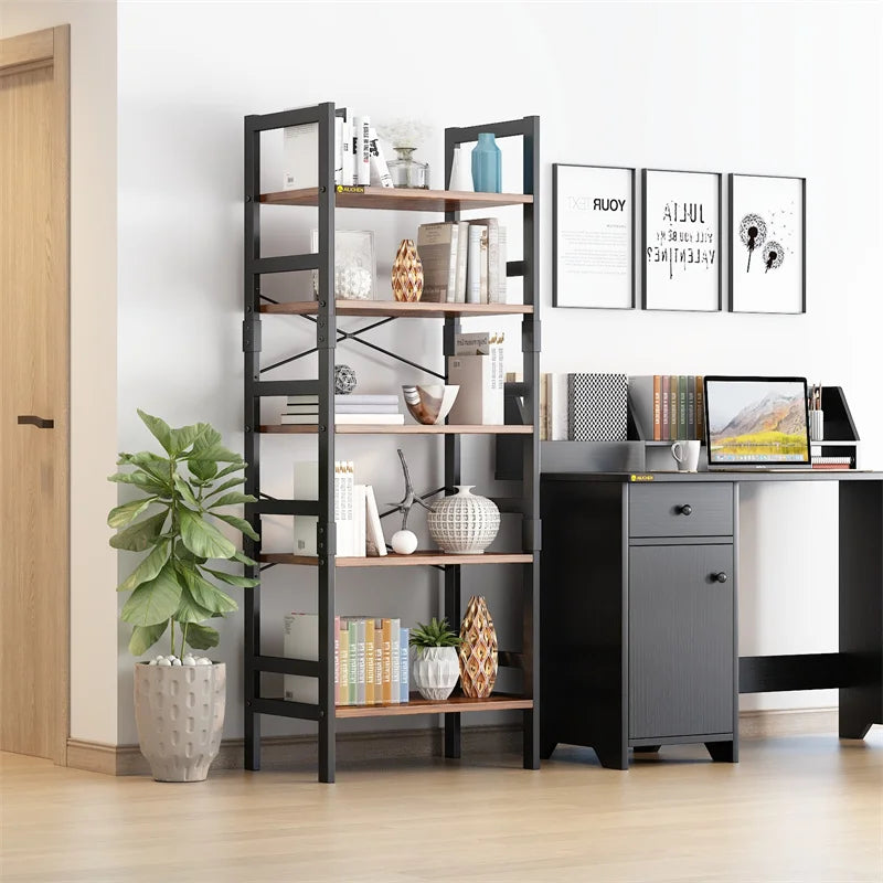 Home Office Furniture Luxury Modern Design Wooden Bookshelf Cabinet Wall Bookcase Supermarket Shelves