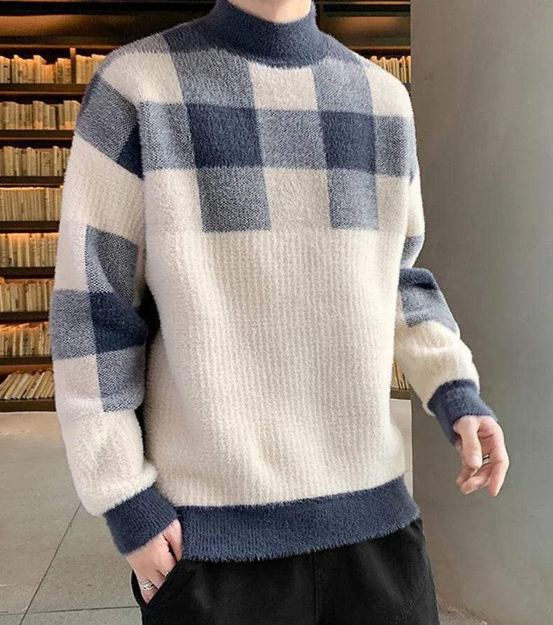 Pullovers Male Long Sleeve Autumnr and Winter Korean Style Knitwear Harajuku Clothing Deals 2025 Y2k Top Men's Knit Sweater