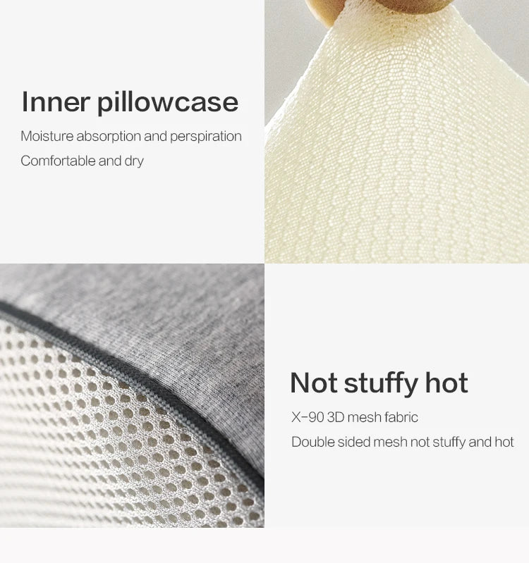 Orthopedic Memory Foam Pillow Neck Protection Slow Rebound Memory Pillow Wave Curve Shape Health Cervical Neck