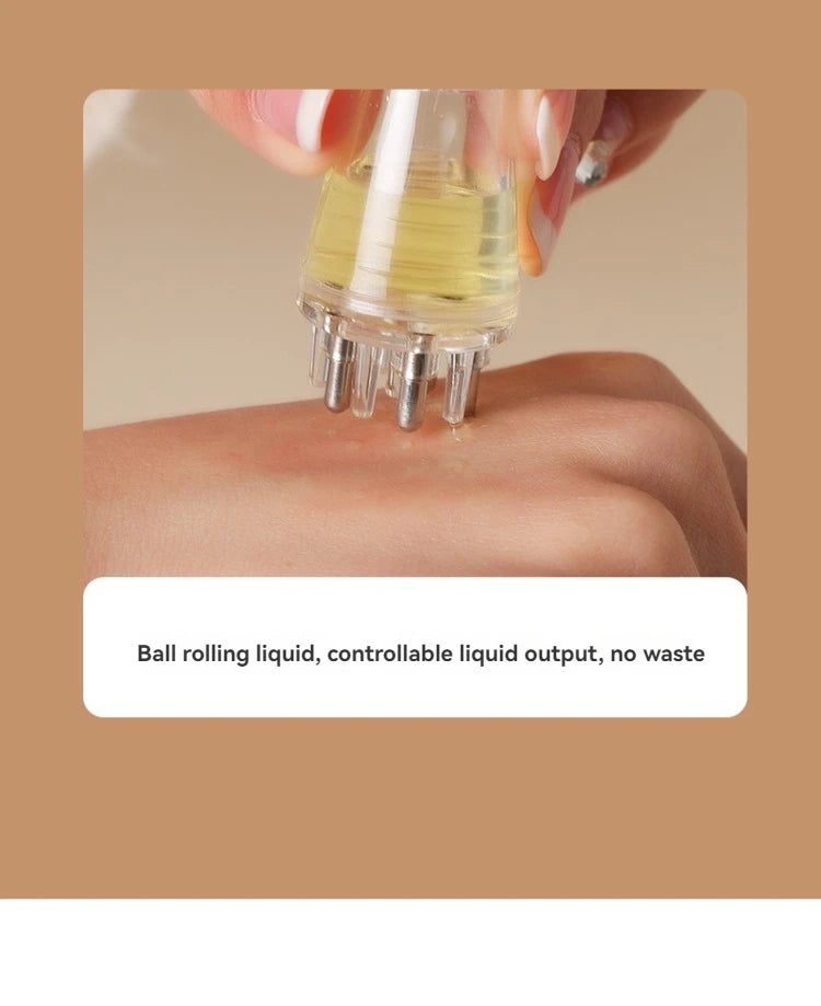 Scalp Applicator Hair Growth & Styling Liquid Guide Comb Hexagon Head Oil Roller Ball Massage Comb Massage Relaxation Tools