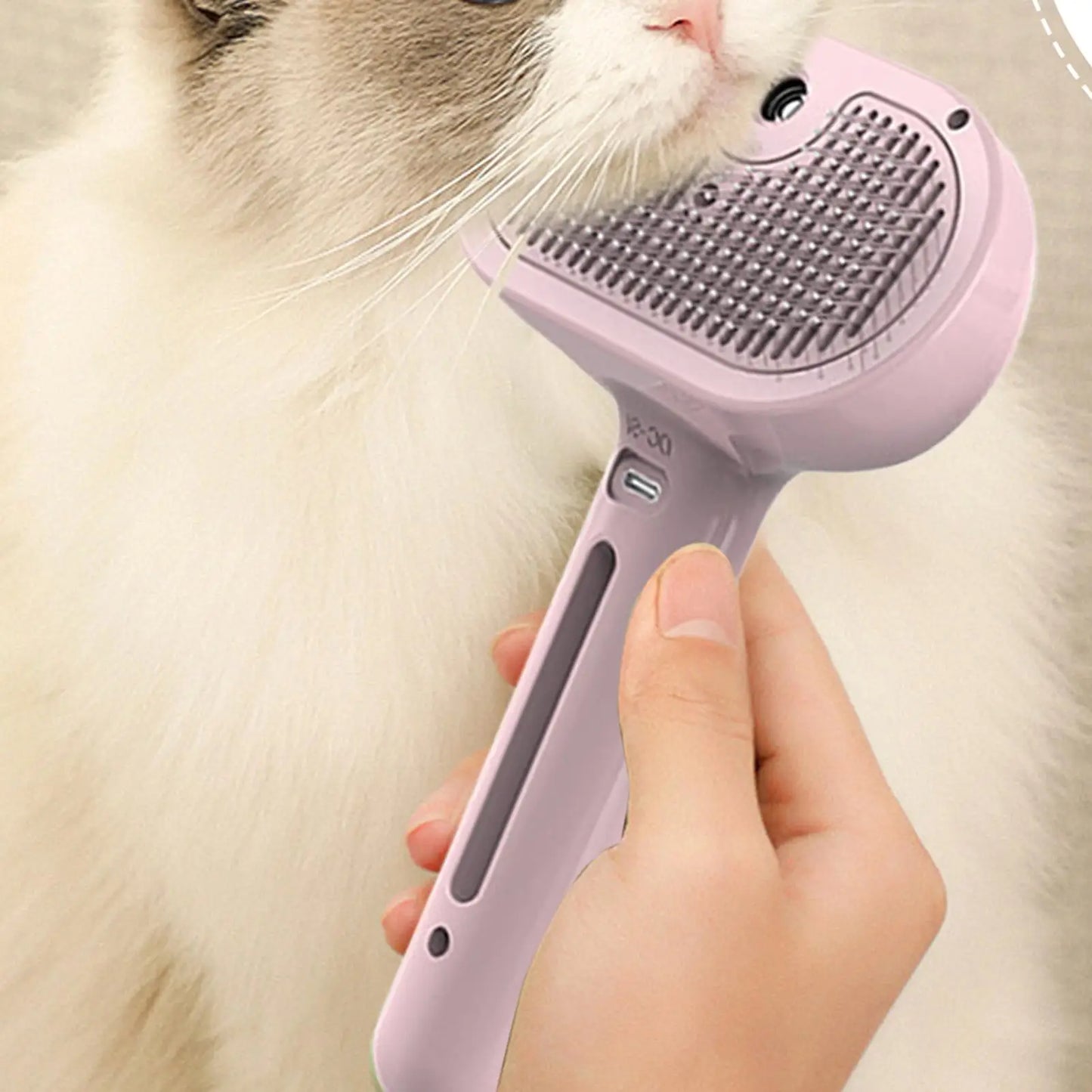 Dog Brush for Grooming Portable Pet Hair Removal Comb Electric Pet Spray Grooming Comb Cleaning Steam Brush Pet Supplies
