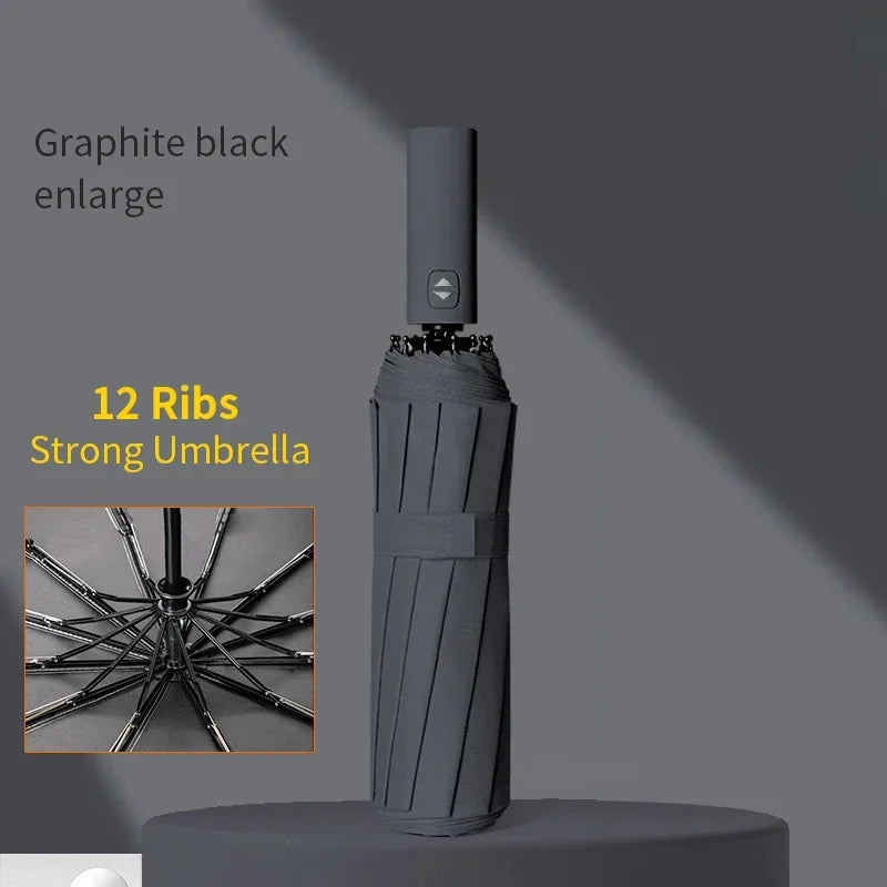 Xiaomi 24 Bone Fully Automatic Double Bone Folding Umbrella For Sun UV Protection Rain Resistance And Strong Wind Resistance