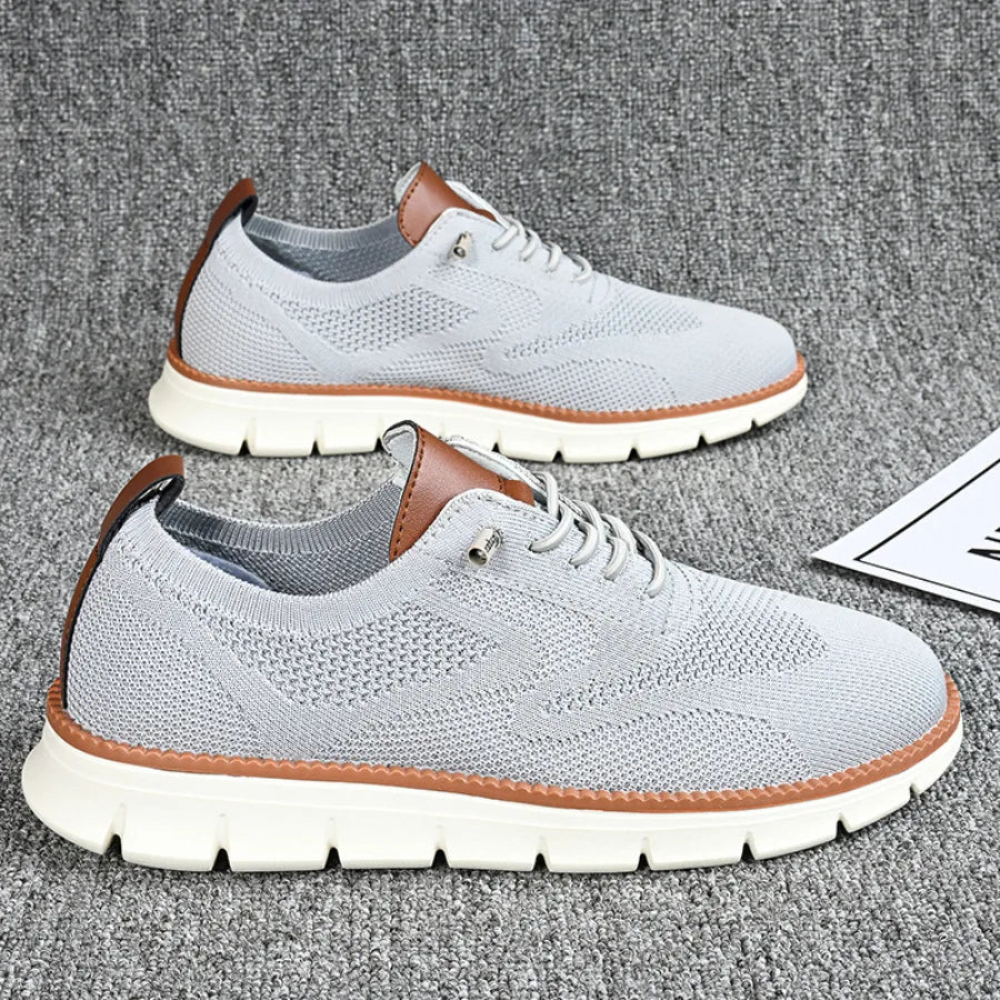 Men Casual Shoes Breeze Stylish Oxfords Fashion Formal Business Urban Breathable Shoes for Male Non Slip Dress Sneakers for Man