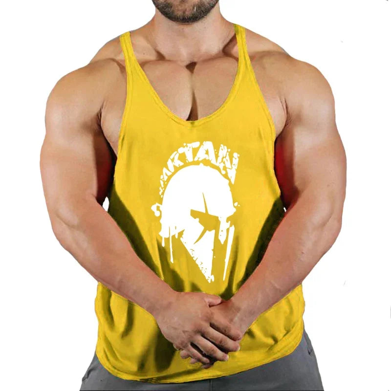 Bodybuilding Brand Jogger Gym Singlet Training Bodybuilding Tank Top Vest Shirt Sleeveless Fitness Cotton Shirt for Men