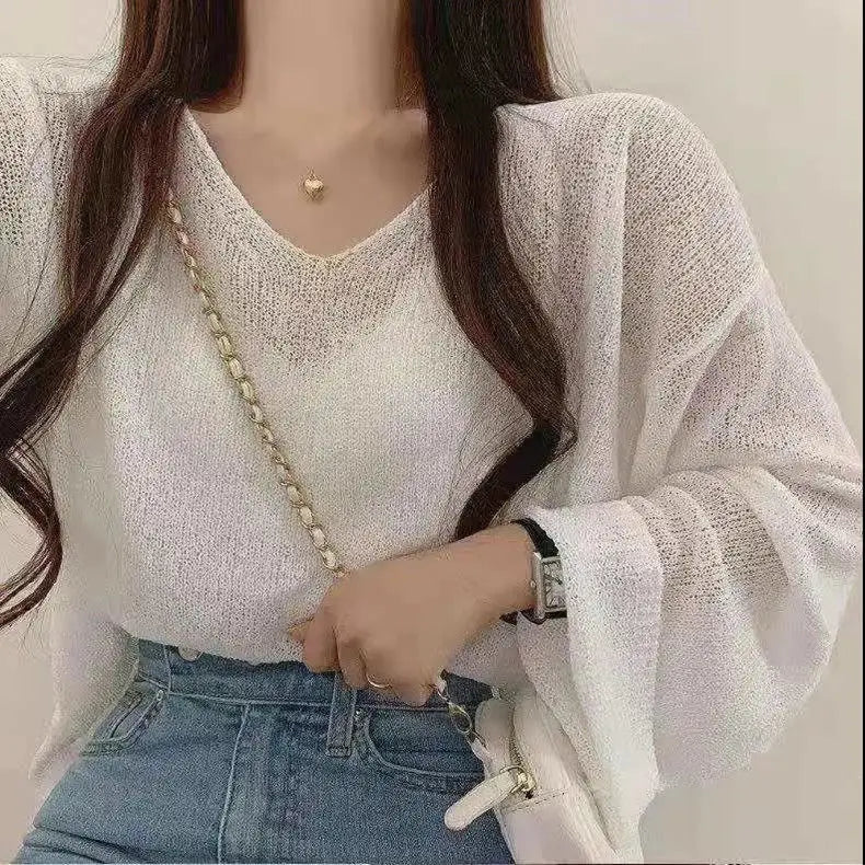 Tops Sweaters For Women With Headings Ladies Sweater Pullover Cropped Autumn 2025 Trend Cute Kawaii Black Knitted High Quality