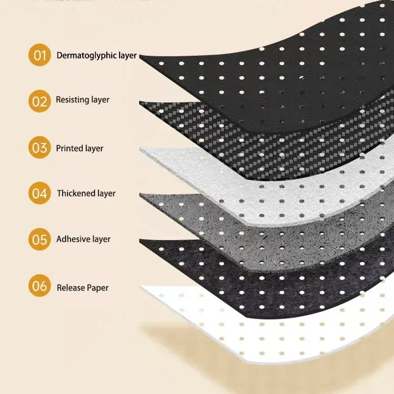 Self-Adhesive Faux Leather Repair Patch Breathable Perforated Leather Repair Sticker for Furniture Sofas Car Seats Office Chairs
