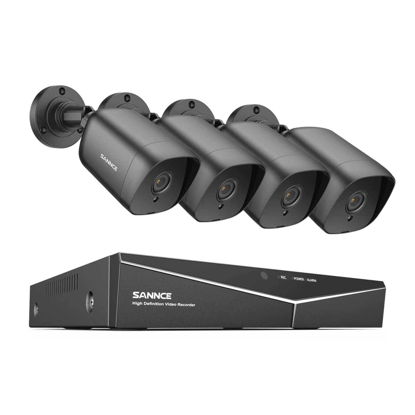SANNCE 8CH 1080P Lite DVR CCTV System 4/8pcs FD 2.0MP Security Cameras IR Outdoor IP66 Video Surveillance Kit Motion Detection