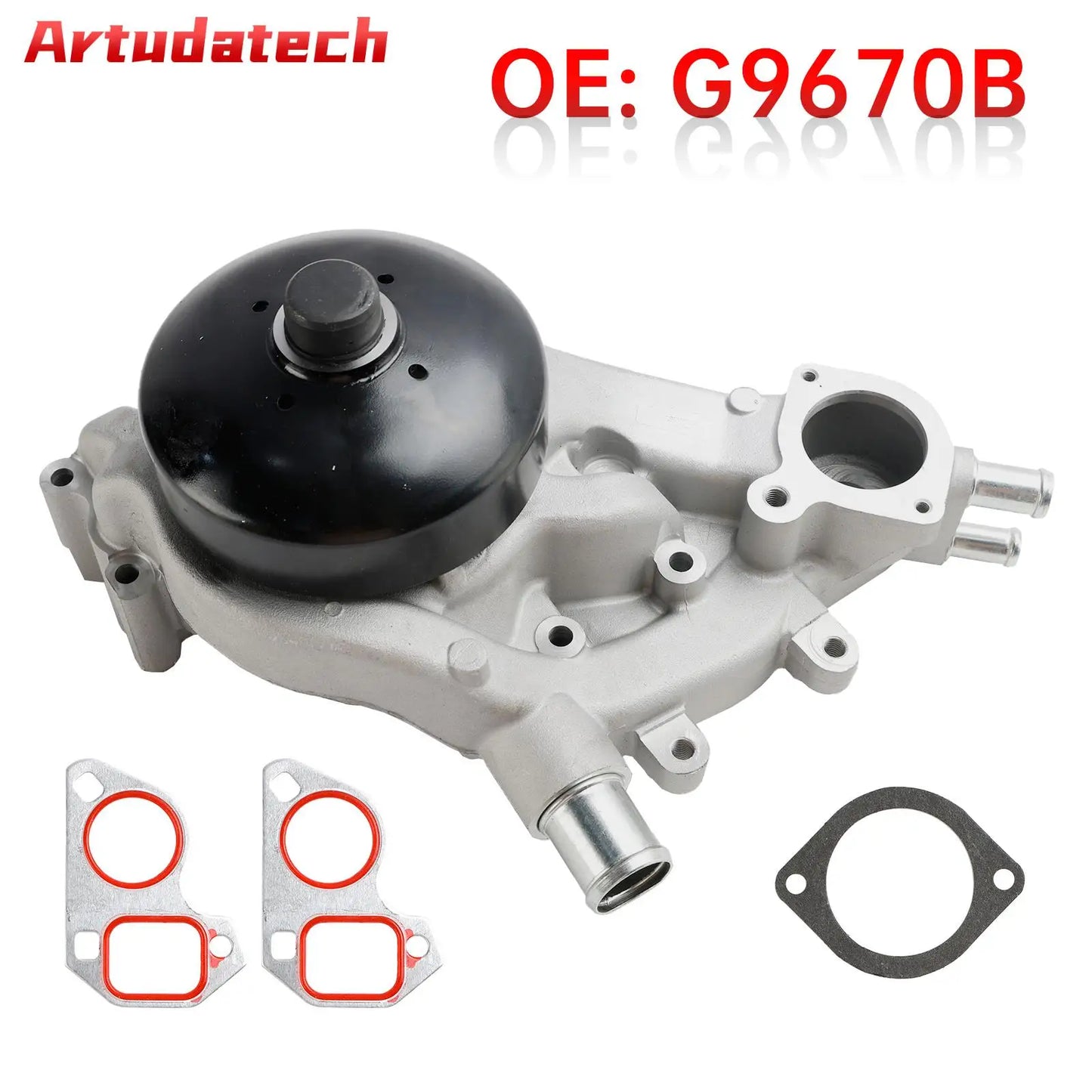 Artudatech G9670B Mechanical Water Pump for Chevrolet Vortec 4.8L 5.3L 6.0L 2007-2019 Car Accessories