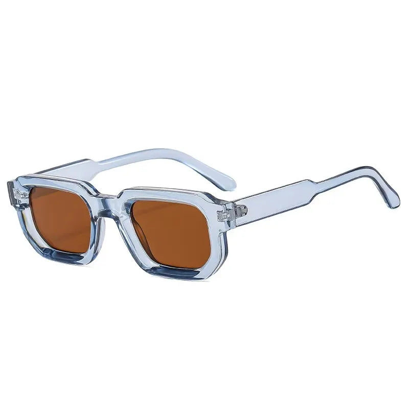 SO&EI Fashion Women Square Sunglasses Retro Punk Trending Shades UV400
