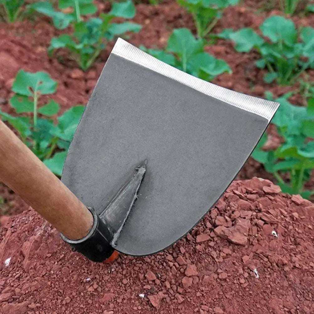Garden Hoe Household Outdoor Farming Tools Forging Weeding Hoe for Digging Soil Planting Vegetables Flowers