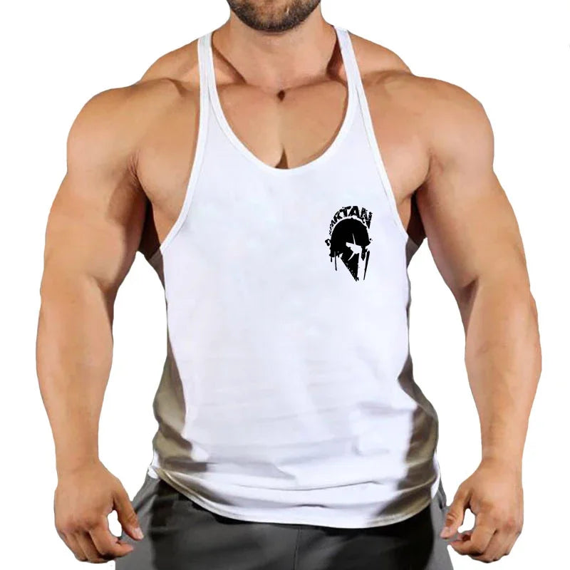 Bodybuilding Brand Jogger Gym Singlet Training Bodybuilding Tank Top Vest Shirt Sleeveless Fitness Cotton Shirt for Men