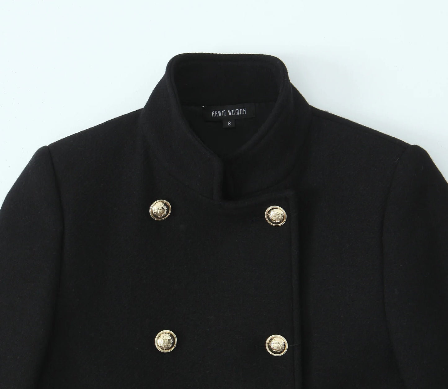 Woolen Coat Fall Fashion Black Long Coat Elegant And Pretty Women's Coats American Retro Autumn Outerwear Urban Coats