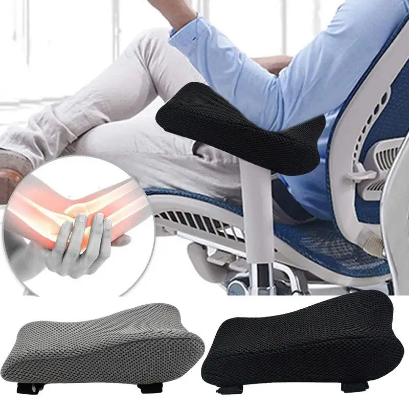 Arm Rest Cover Elbow Armrest Pads Comfortable Support Chair Elbow Pads with Adjustable Straps for Office Chairs Wheelchairs