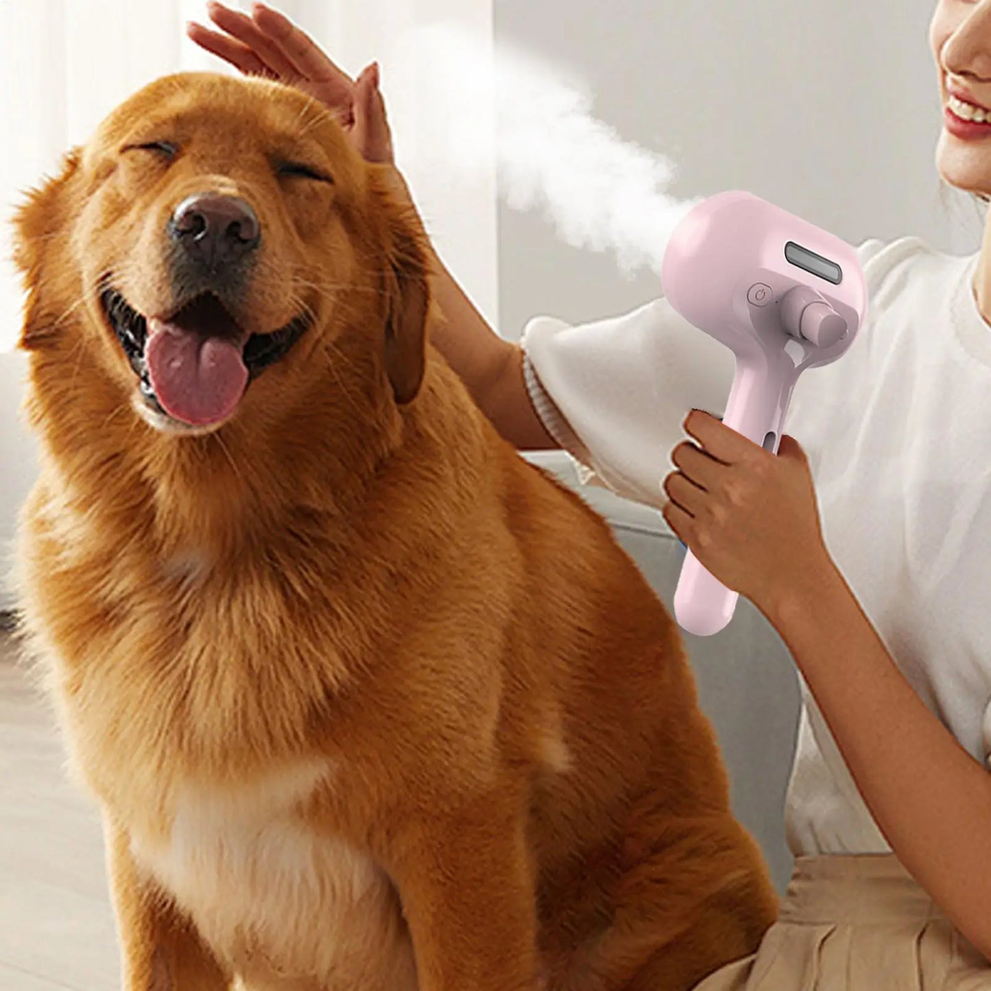 Dog Brush for Grooming Portable Pet Hair Removal Comb Electric Pet Spray Grooming Comb Cleaning Steam Brush Pet Supplies
