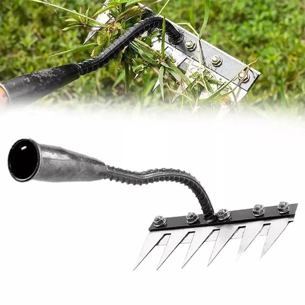 5/6/7/8 Garden Hoe Weeding Tool Digging Wild Vegetables Weeding Loosening Soil Agricultural Farm Tools Menggang Rake
