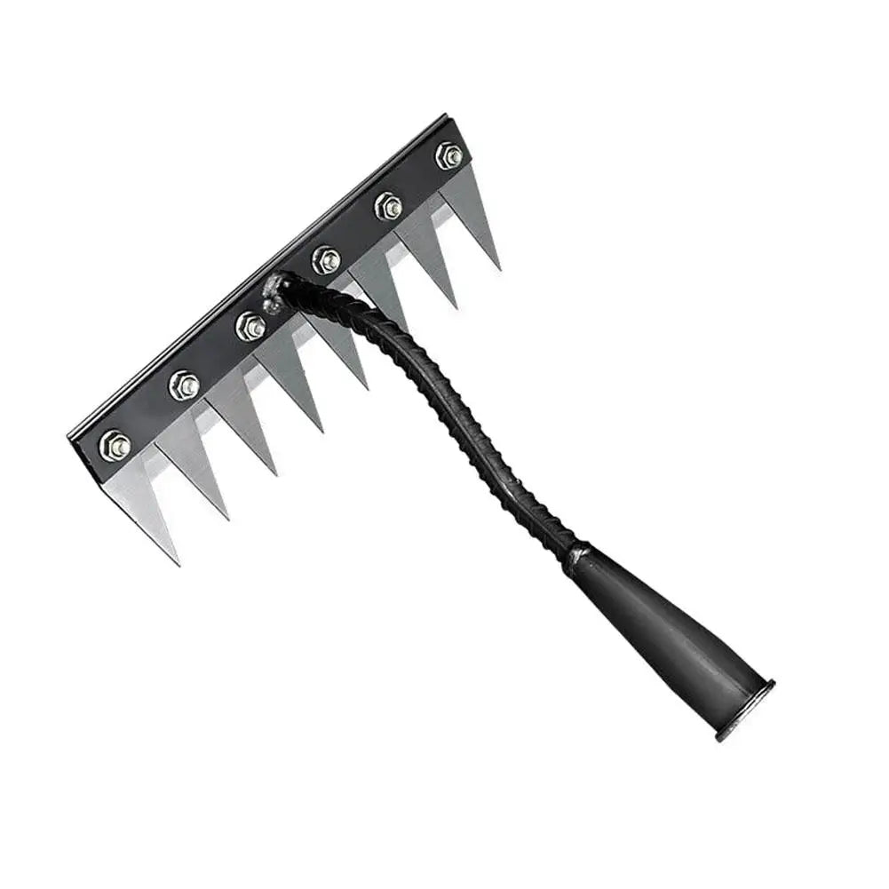 5/6/7/8 Garden Hoe Weeding Tool Digging Wild Vegetables Weeding Loosening Soil Agricultural Farm Tools Menggang Rake