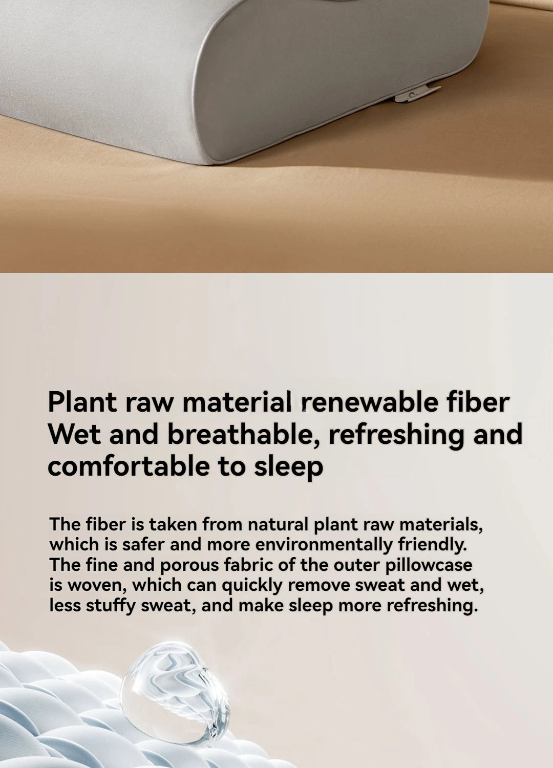 Xiaomi Mijia Memory Cotton Neck Pillow Pro Soft Breathable Antibacterial Strong Support 9cm 11cm High Low Curve Seamless Fit