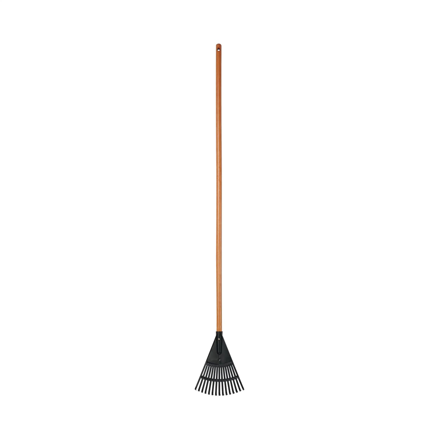 8-inch Wood & Poly Shrub Leaf Rake