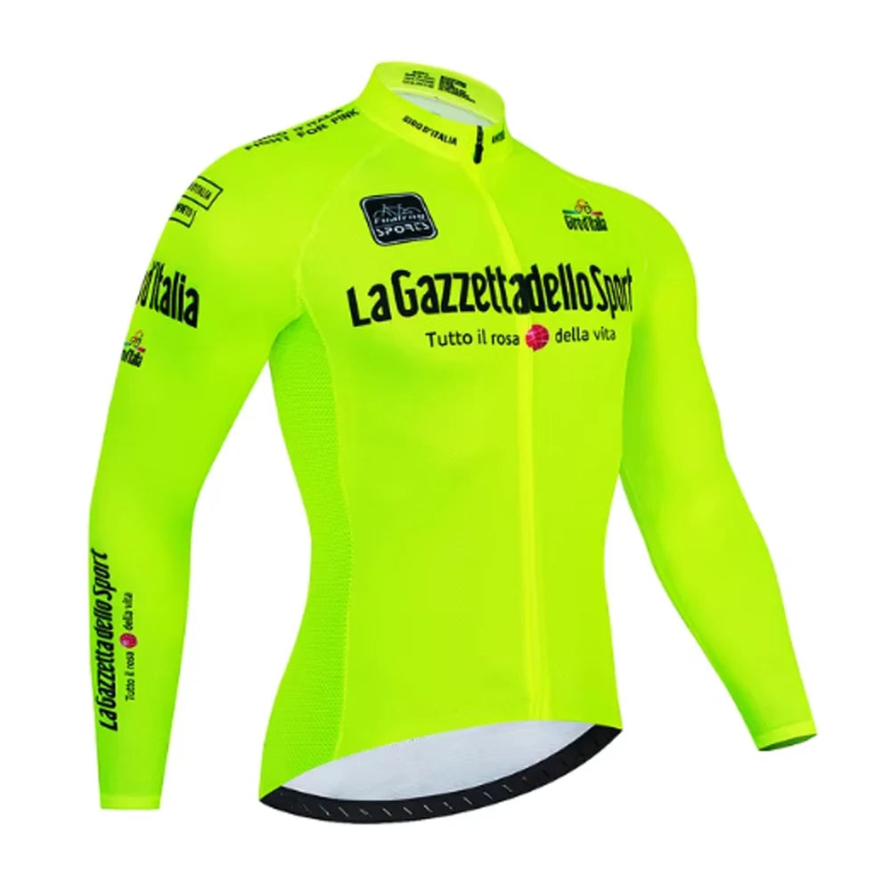 2025New Cycling Jersey Long Sleeve MTB Bicycle Clothing Men Bike Sportswear Sport Clothes Shirt Spring / Autumn Outdoor Team Top