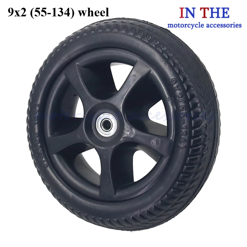 Children's Bicycle Wheels Baby's Wheelbarrow 9x2 (55-134) wheel tyre Children's Tricycle Parts Rear Wheel