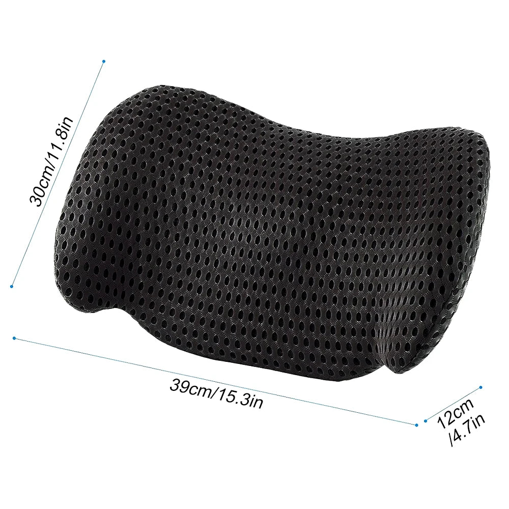 1Pcs Lumbar Support Pillow - Memory Foam Lumbar Support Pillow for Lower Back Pain Relief for Car Seats, Office Chairs, Sofas
