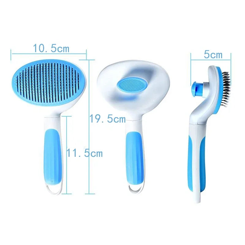 Pet Brush Hair Removes Dog Cat Comb Hair Comb for Cats Dogs Grooming Hair Cleaner Cleaning Beauty Slicker Brush Cat Supplies