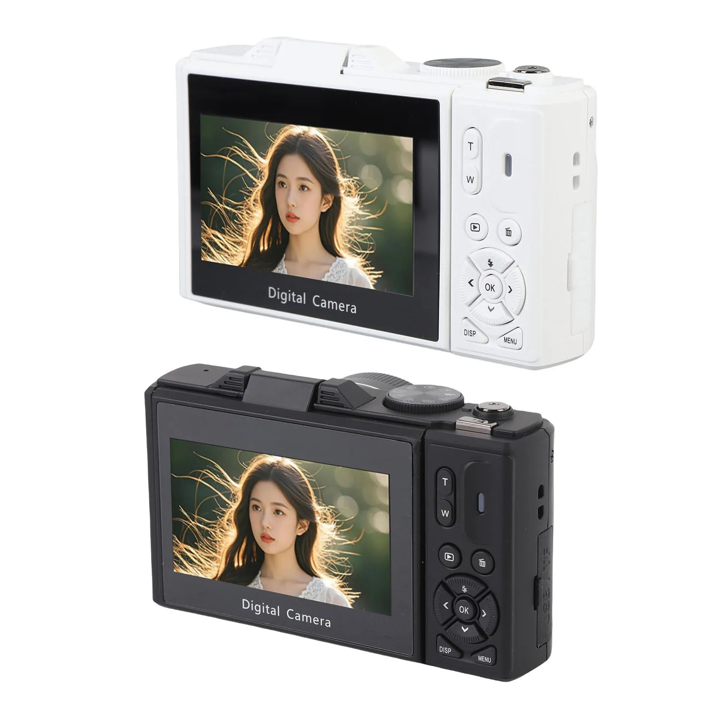 5K HD WiFi Digital Camera Portable 18XAF Autofocus High Definition 3 Inch  Screen 5K Digital Camera for Photography and Video
