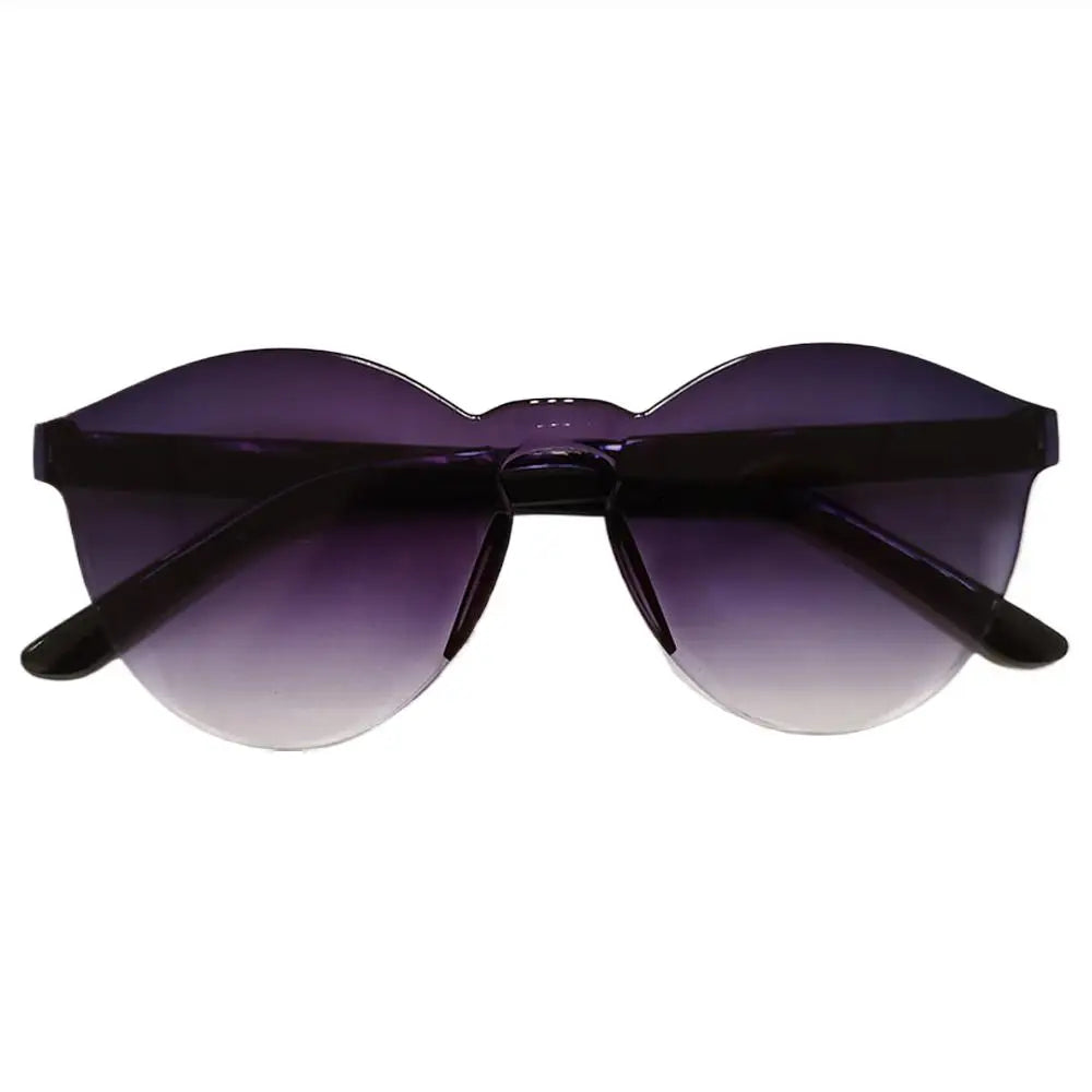 One-piece Frameless Sunglasses Women  Fashion Gradient  Sun Glasses Trending Eyewear