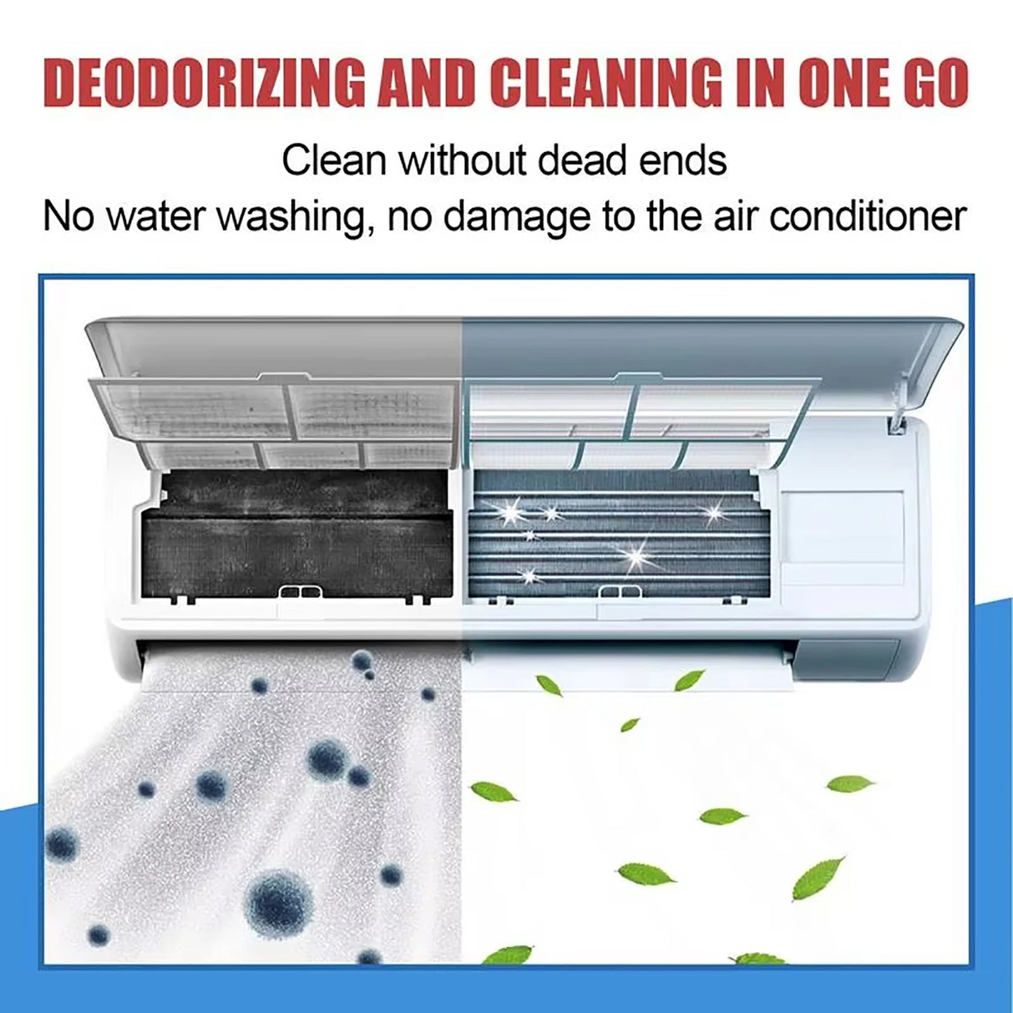 120ml Air Conditioner Cleaner Strong Cleaning Removes Stains And Odors Fast Decomposition Household Cleaning Tools