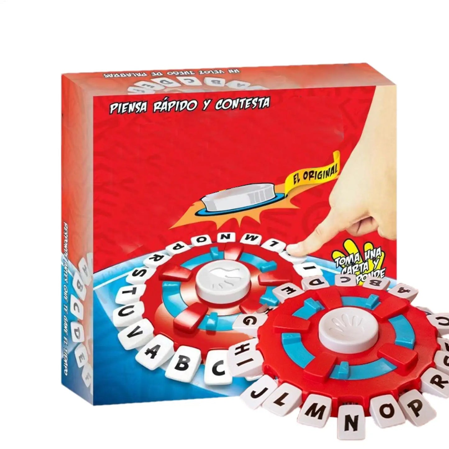 NEW Children Spanish Word Game Fast Paced Family Board Game Letter Pressing Party Games  Enhance Vocabulary Skills