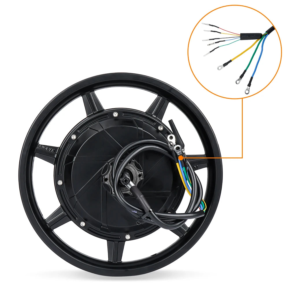 Electric Bike Motor 14 Inch 48V 72V 3500W 5000W DC Brushless Motor Suitable For Kugo Kirin B2 Electric Scooter