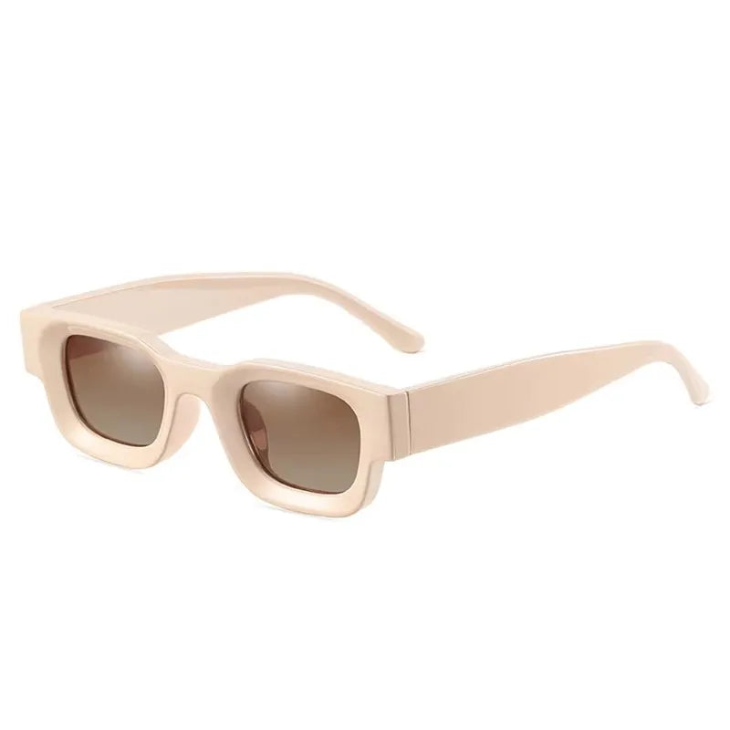SO&EI Fashion Women Square Sunglasses Retro Punk Trending Shades UV400