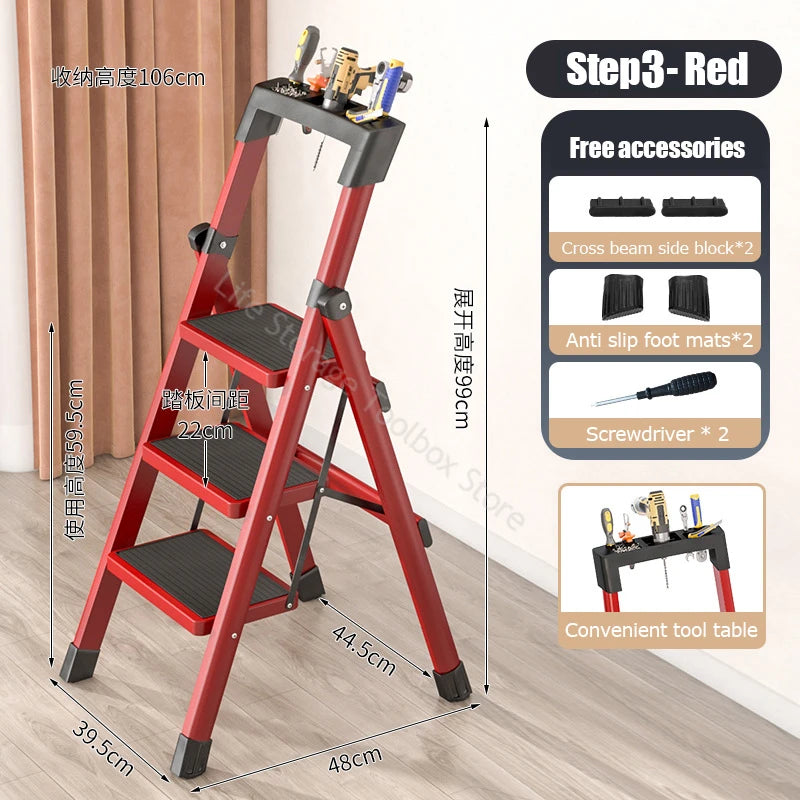 Multifunction school chair Office chairs library Retrieve books Repair Repair lamps, appliances, household ladders Ladder Chair
