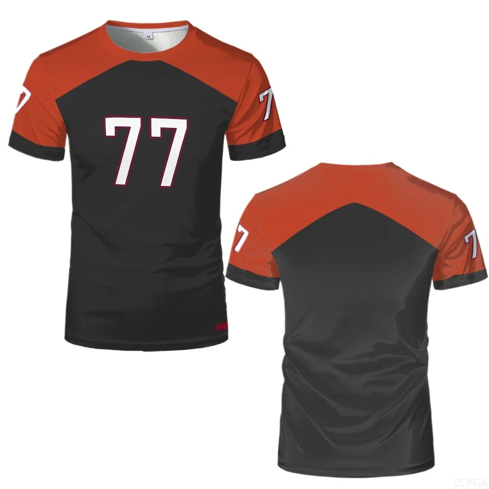Jersey 90 Minute Mm9 Men's Street Wear 3d Printed Quick Drying Breathable T-shirt Children's 3d Round Neck Short Sleeve Top