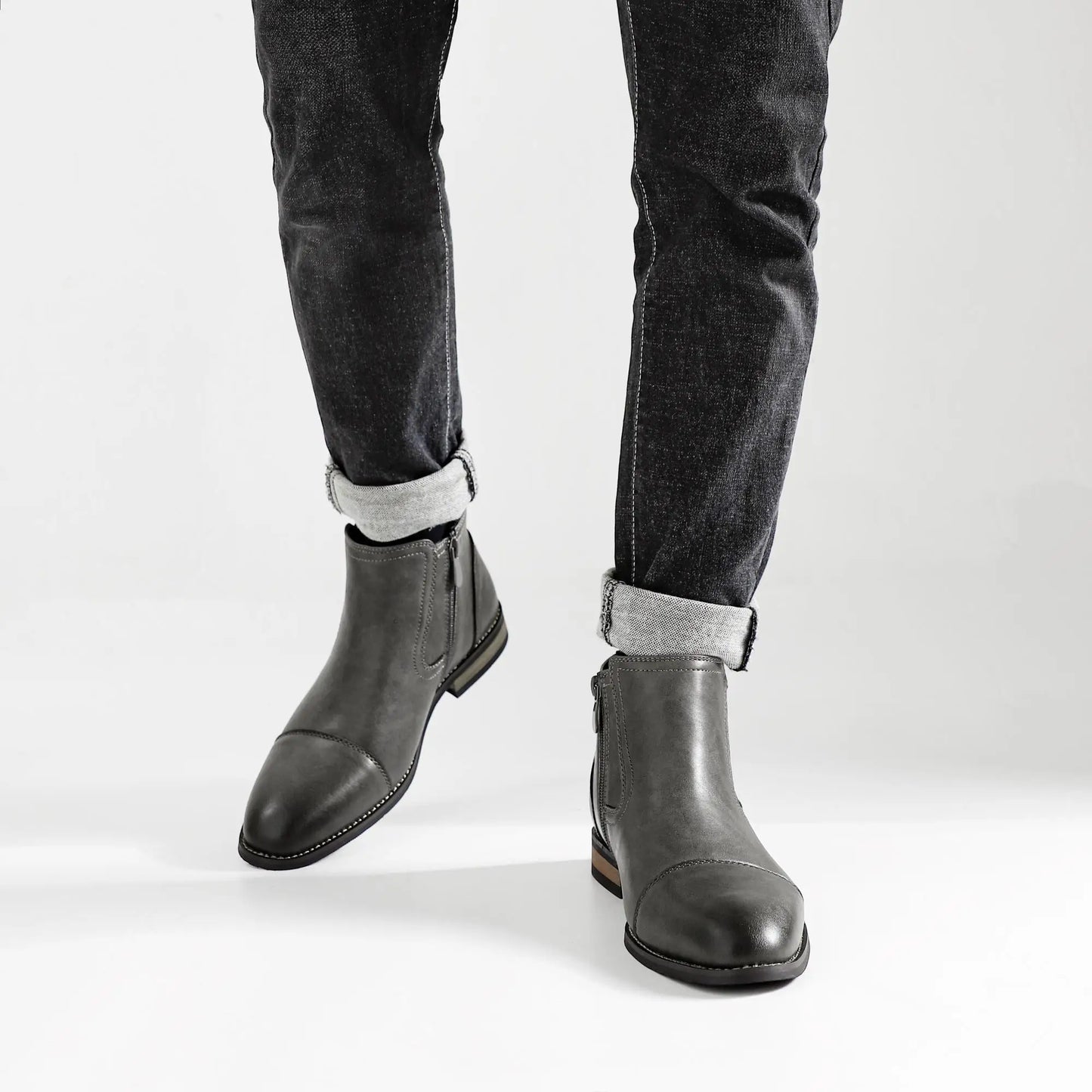 Boots Men Comfortable Fashion 2025 Brand Boots Leather