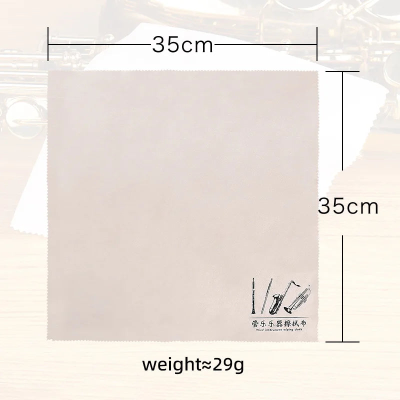 Saxophone Clarinet Flute Cleaning Cloth Wiping Cloth Trumpet Trombone Brass Instrument Surface Cleaning Cloth