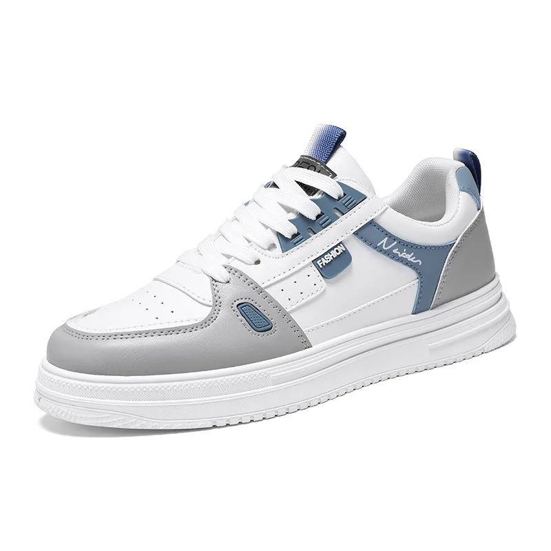 Men's shoes: Breathable, trendy, versatile, thick-soled white sneakers, sportswear, casual shoes, and board shoes