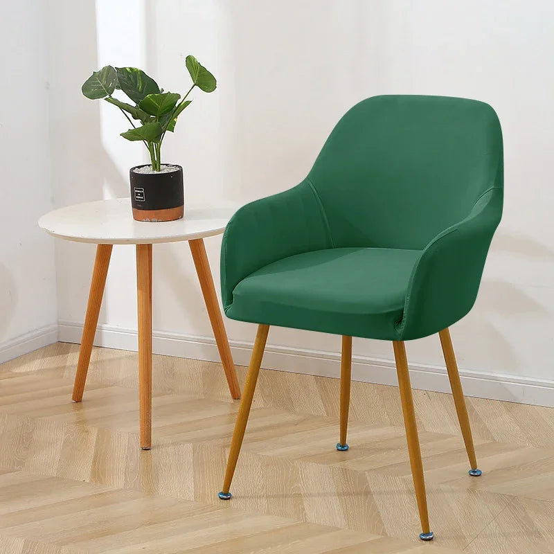 1PC Water Repellent Elastic Chair Cover Stretch High Armchair Covers Office Chairs Slipcover Seat Cover for Hotel Dining Room