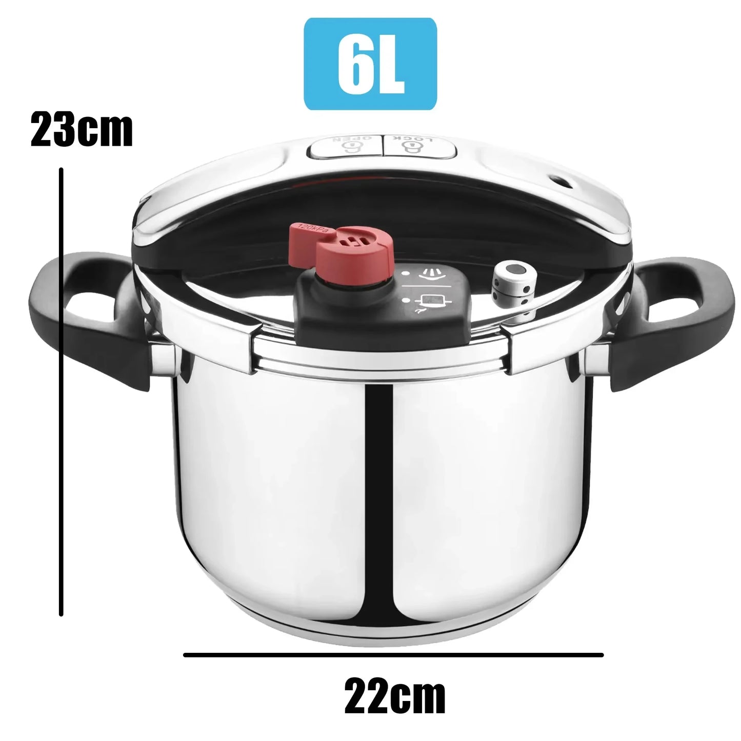 Pressure Cooker Multifunctional Pressure-Limited Explosion-proof Pressure Cooker Stainless Steel Kitchen Pressure Pot