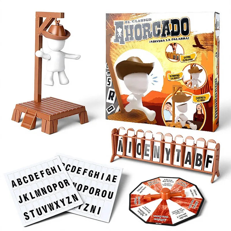 Magnetic gallows board game toy English word game desktop parent-child interaction