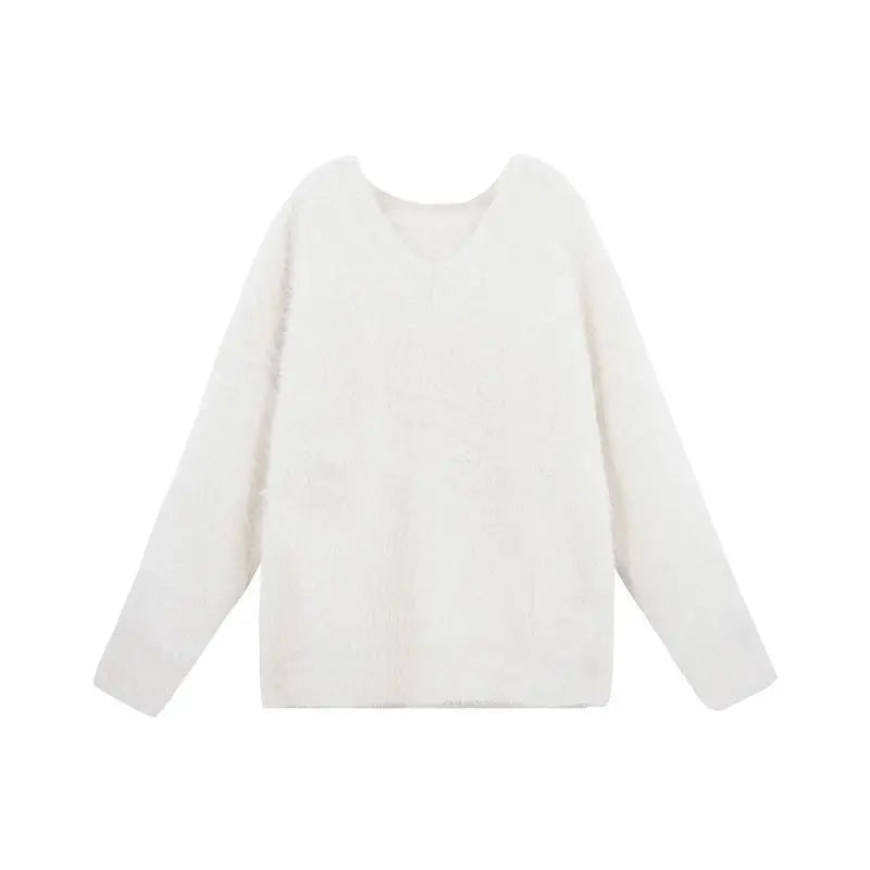 Pullovers Women Tender Loose Harajuku Chic Stylish Femme Korean Style Student Soft Elegant Aesthetic All-match Friends Casual
