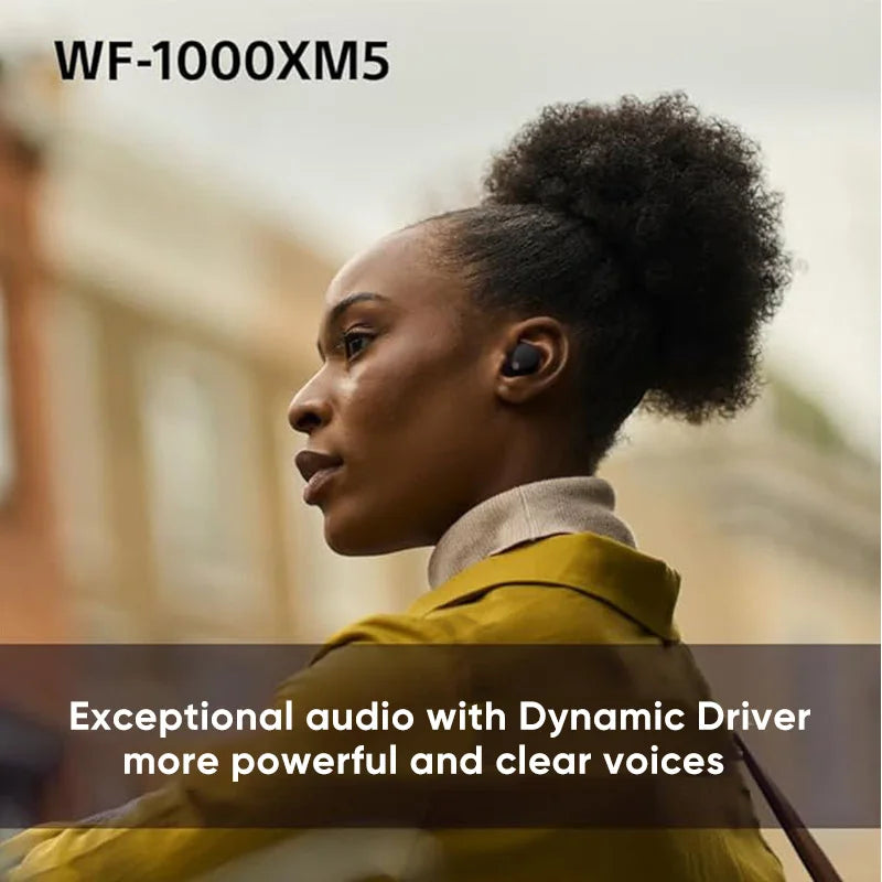 SONY WF-1000XM5 Earphones Wireless The Best Noise Canceling Earbuds Bluetooth Up to 24-Hour Battery Life Multipoint Connection