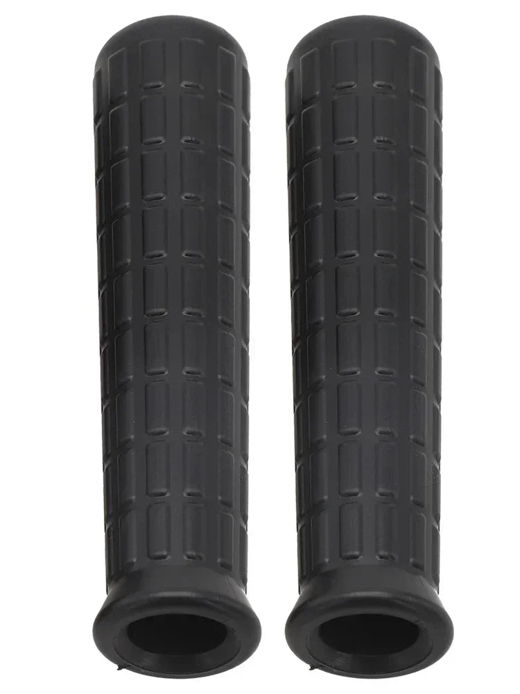 2pcs Wheelbarrow Handles Rubber Round Tubes Anti-Skid Shock Absorption Universal Weatherproof Replacement Handle Cover 12-32mm