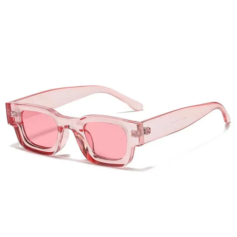 SO&EI Fashion Women Square Sunglasses Retro Punk Trending Shades UV400
