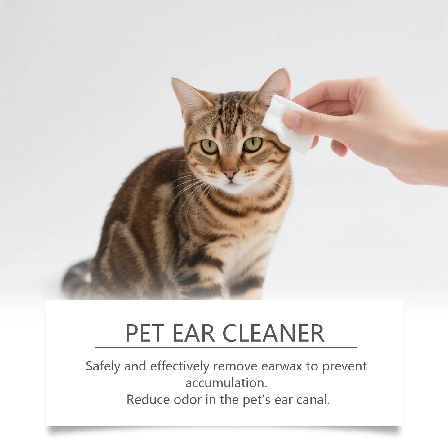 Universal Pet Ear Care Drops (Cats & Dogs) - Gentle Cleansing, Odor Removal. Daily Nourishment & Ear Care for Pets