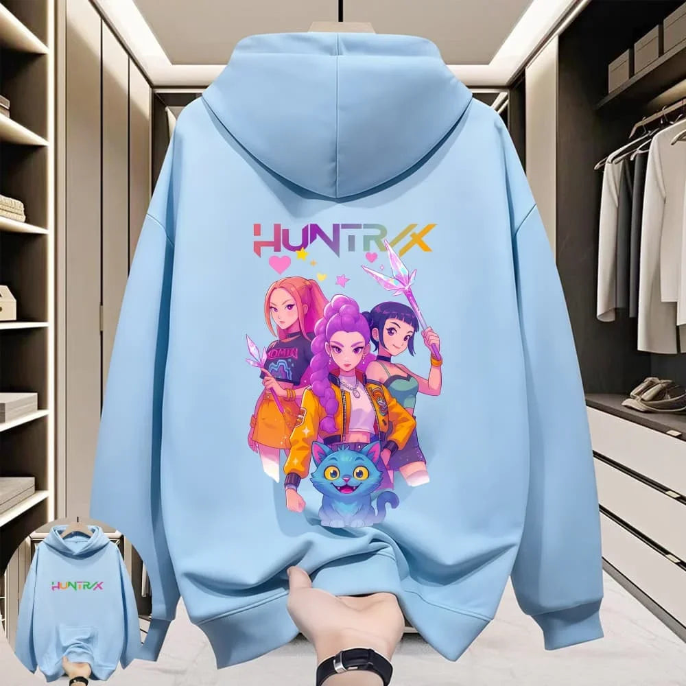 The women's hunting team sweaters are warm in autumn and winter and are not heavy, the same for parent-child.