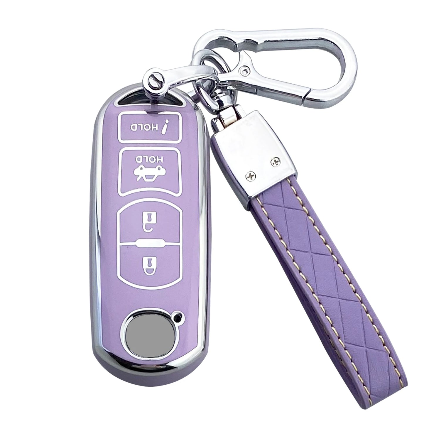 Key Fob Cover Case Compatible with Mazda 3/6/8 Miata MX-5 CX-3 CX-5 CX-7 CX-9 RX-8 Atenza Accessories Shell Protector