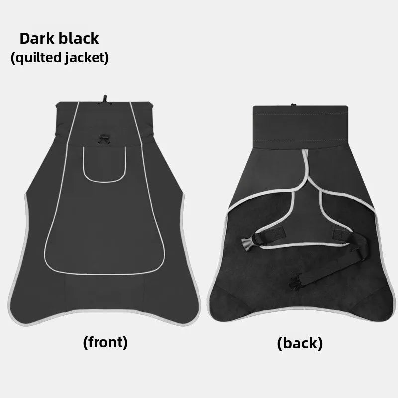 Dogs Clothes Pet Waterproof Raincoat Outdoor Sunny And Rainy Two Use Pet Clothing Medium And Large Dogs Raincoat