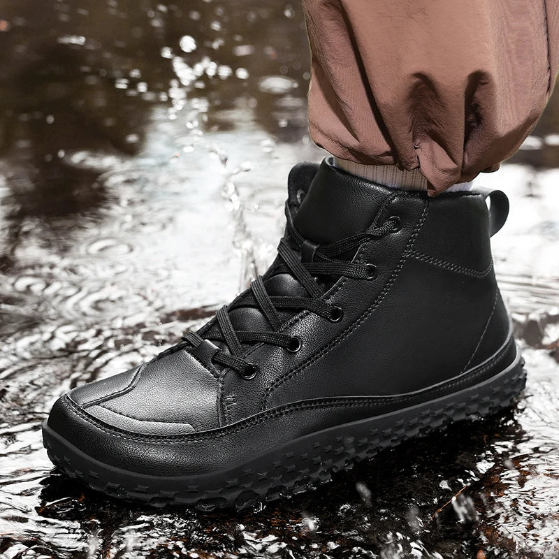 boots men walking boots Wide-Toe-Box Barefoot Shoes for Men hiking boots men Comfortable botas casual shoes men mountain boots